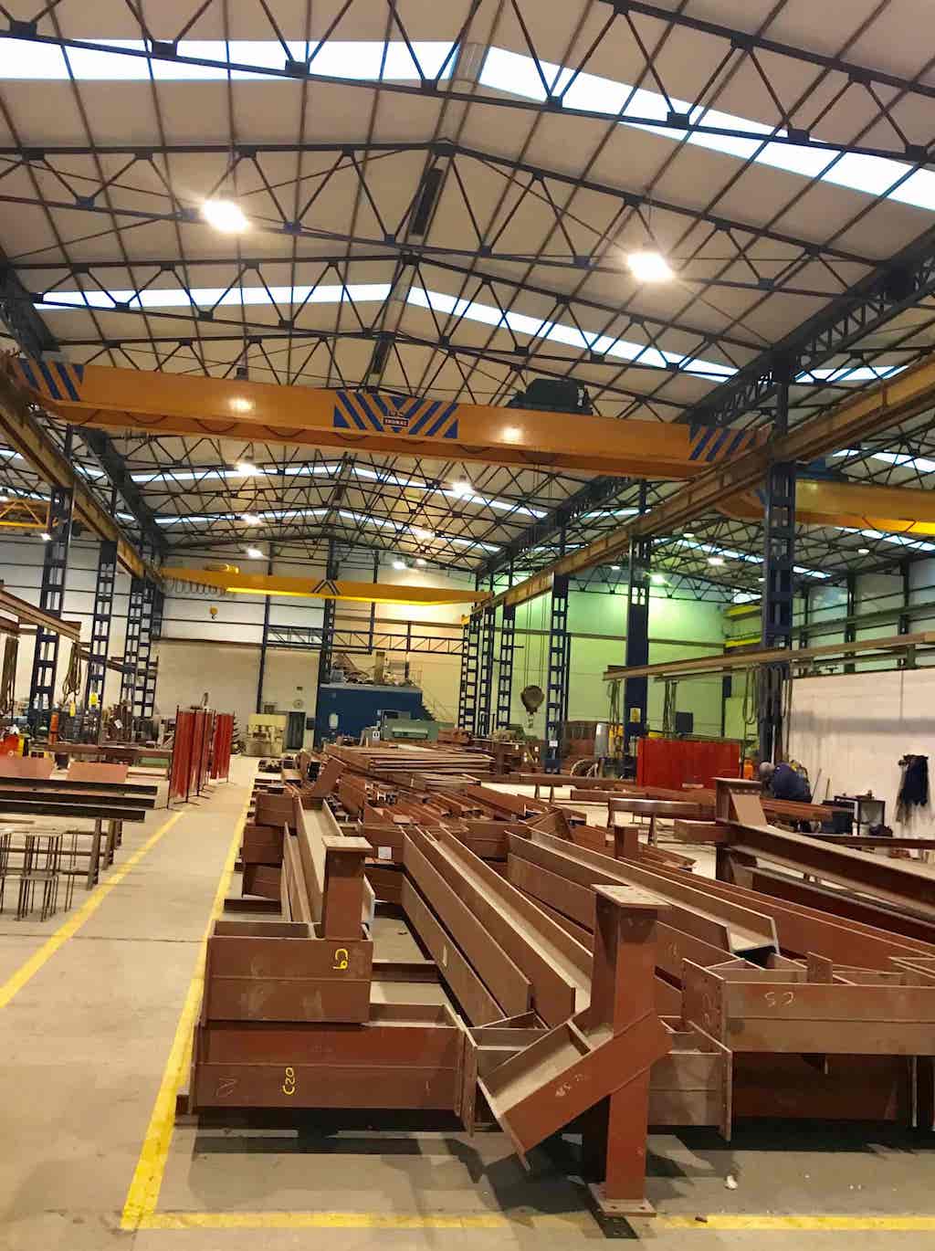 Taller fabricación estructura metálica Mallorca — CMC Cañellas