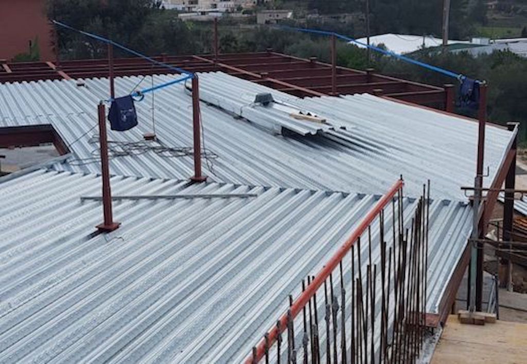 Forjado colaborante estructura metálica Mallorca — CMC Cañellas